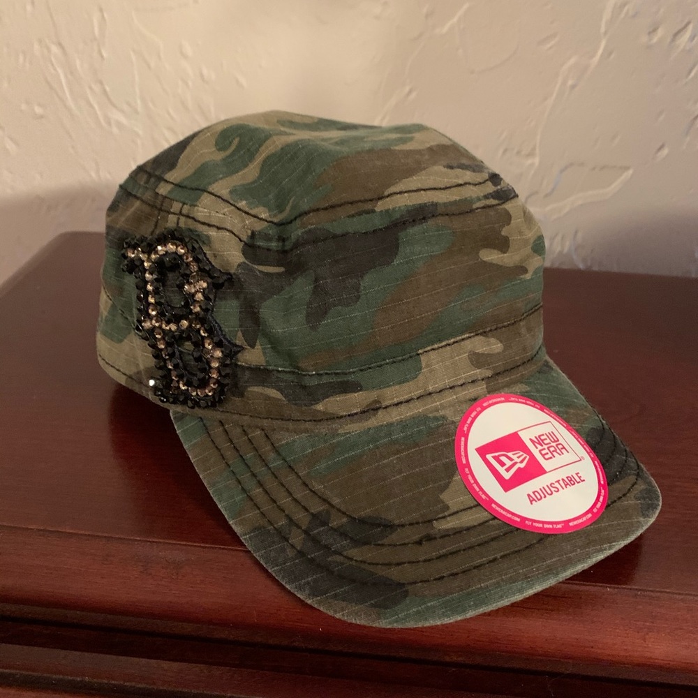 Embellished Red Sox Adjustable Hat